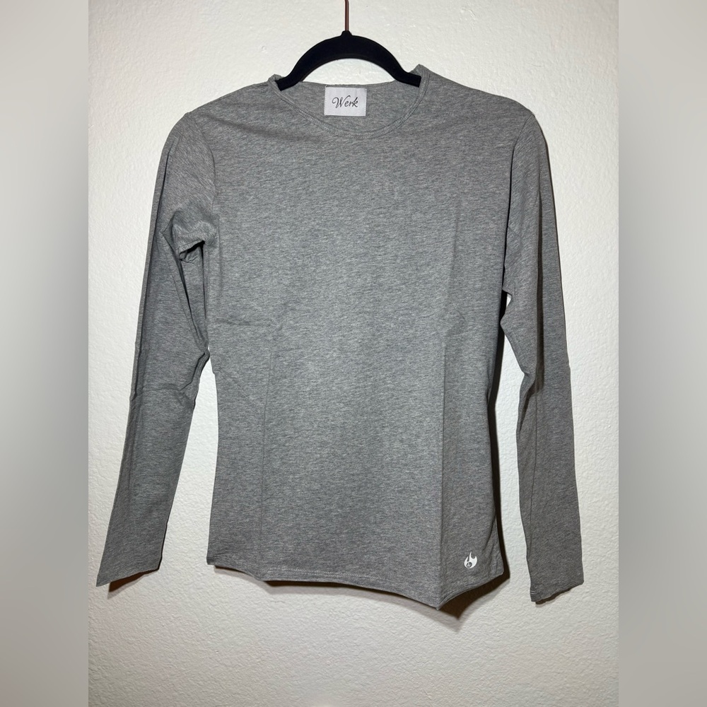 Werk Gray Long Sleeve Top
